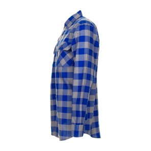 Planam Hemden Square Hemd kornblau/zink 45/46