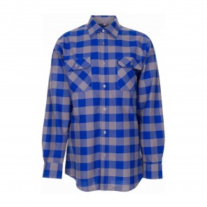 Planam Hemden Square Hemd kornblau/zink 49/50