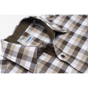 Planam Hemden Country Hemd 1/4-Arm blau kariert 39/40