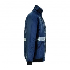 Planam Kühl-/Gefrierhaus Kühlhaus Blouson marine, Innenfutter rot 