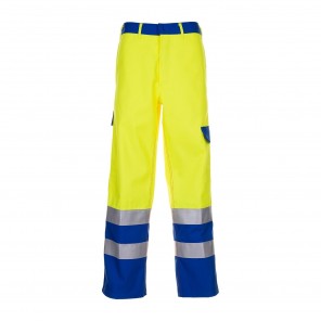 Planam Major Protect Bundhose warngelb/kornblau 106
