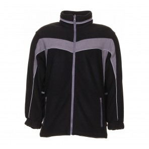 Planam Plaline Fleecejacke schwarz/zink M (Retoure-Ware)