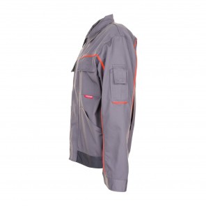Planam Visline V2 Bundjacke zink/orange/schiefer 30