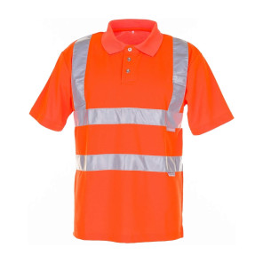 Planam Warnschutz Poloshirt uni orange XXL