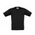 B&C Exact 150/kids T-Shirt - Black - 7/8(122/128)