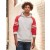 Jerzees NuBlend Varsity Colour-Block Hooded Sweatshirt