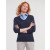 Russell Damen V-Ausschnitt Strickpullover