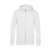 B&C Organic Inspire Zipped Hood-White-2XL