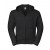 Russell  Men's Authentic Zipped Hood - Black - 4XL