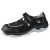 Abeba ESD-Sicherheitsschuhe anatom S1 Sandale schwarz CE ESD SRC