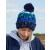 Beechfield Corkscrew Pom Pom Beanie