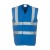 Yoko Fluo 2 Band+Brace Waistcoat - Royal Blue - L
