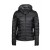 Tee Jays Ladies' Hooded Outdoor Crossover Jacket - Black/Black Melange - XL