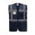 Yoko Fluo Executive Waistcoat - Navy - M