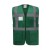 Yoko Fluo Executive Waistcoat - Paramedic Green - 3XL