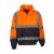 Yoko Fluo 2-Tone Bomber Jacket - Fluo Orange/Navy - 3XL