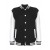 FDM Junior Varsity Jacket - Black/White - 5-6(116)