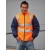 Yoko Fluo Quilted Jacket with Zip-Off Sleeves