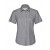 Russell Collection Ladies' Classic Oxford Shirt - Dark Grey - L (Retoure-Ware)
