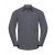 Russell Collection Tailored Poplin Shirt LS - Convoy Grey - 3XL