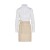 SG Accessories - BISTRO (Ex JASSZ Bistro) BRUSSELS - Short Recycled Bistro Apron with Pocket - Natural - OneSize